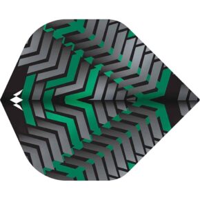 Misaladejuegos Plumas Mission Darts Plumas No2 Std Vex Negro Verde F3349 - Imagen 2