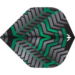 Misaladejuegos Plumas Mission Darts Plumas No2 Std Vex Negro Verde F3349 - Imagen 3