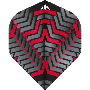 Misaladejuegos Plumas Mission Darts Plumas No2 Std Vex Negro Rojo F3350