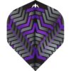 Misaladejuegos Plumas Mission Darts Plumas No2 Std Vex Negro Morado F3351