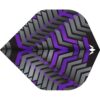 Misaladejuegos Plumas Mission Darts Plumas No2 Std Vex Negro Morado F3351 - Imagen 2