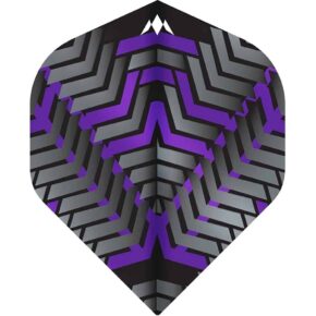 Misaladejuegos Plumas Mission Darts Plumas No2 Std Vex Negro Morado F3351