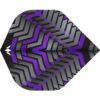 Misaladejuegos Plumas Mission Darts Plumas No2 Std Vex Negro Morado F3351 - Imagen 3
