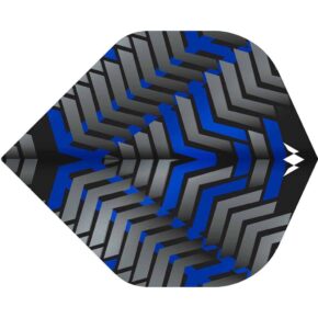 Misaladejuegos Plumas Mission Darts Plumas No2 Std Vex Negro Azul F3352 - Imagen 2