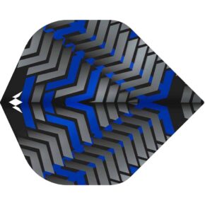 Misaladejuegos Plumas Mission Darts Plumas No2 Std Vex Negro Azul F3352 - Imagen 3