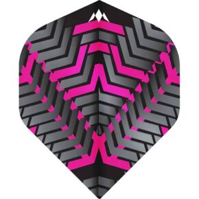 Misaladejuegos Plumas Mission Darts Plumas No2 Std Vex Negro Rosa F3353