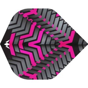 Misaladejuegos Plumas Mission Darts Plumas No2 Std Vex Negro Rosa F3353 - Imagen 3