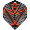 Misaladejuegos Plumas Mission Darts Plumas No2 Std Vex Negro Naranja F3354