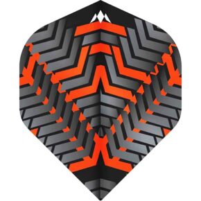 Misaladejuegos Plumas Mission Darts Plumas No2 Std Vex Negro Naranja F3354