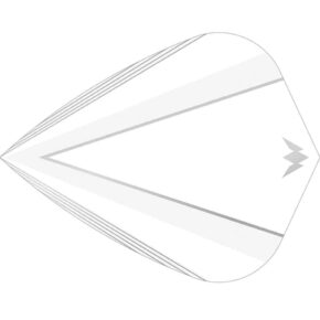 Misaladejuegos Plumas Mission Darts Plumas Kite Shades Blanca F3035 - Imagen 2