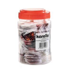 Misaladejuegos Bote Plumas Karella Deluxe 100 Sets 300 Plumas 8017.02