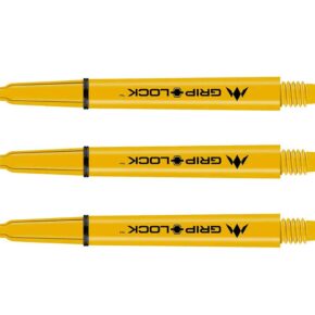 Misaladejuegos Cañas Mission Darts GripLock Amarilla Larga 48mm S1079 - Imagen 2