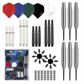 Misaladejuegos Pack Dardos Accessory Kit 90 Mission Darts Punta Acero BX132 M000302 - Imagen 3