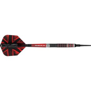 Misaladejuegos Dardos Mission Darryl Fitton The Dazzler Rojo Negro Electro 95% 18g  D1631