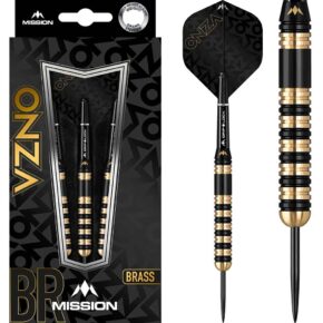 Misaladejuegos Dardos Onza M3 Mission Laton Dorado Negro 23g Punta Acero D1577 - Imagen 3