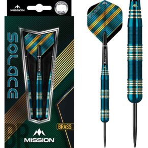 Misaladejuegos Dardos Solace M2 Mission Laton Verde 25g Punta Acero D1582 - Imagen 3