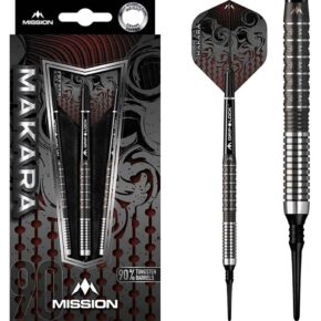 Misaladejuegos Dardos Mission Makara M1 Graphite PVD Negro 90% 21g D9647-MI000825 - Imagen 3