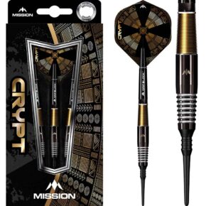 Misaladejuegos Dardos Mission Crypt M2 Negro Dorado 90% 21g D1599-M001085 - Imagen 3