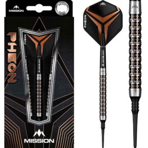 Misaladejuegos Dardos Mission Pheon Electro Negro Bronce 90% 20g D1603 - Imagen 3