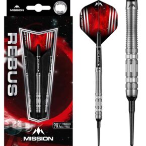 Misaladejuegos Dardos Mission Rebus M1 Rear Ring Grip 90% 20g D9181 - Imagen 3