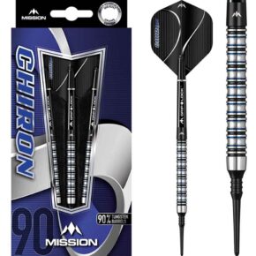 Misaladejuegos Dardos Mission Chiron M1 Electro Negro Azul 90% 20g D9629 - Imagen 3