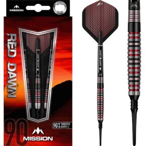 Misaladejuegos Dardos Mission Red Dawn M3 Curved 90% 20g D9047 - Imagen 3