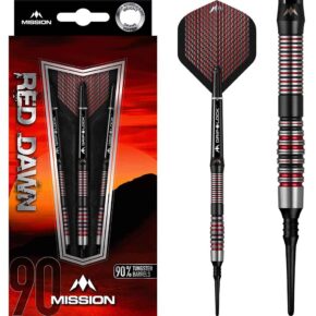 Misaladejuegos Dardos Mission Red Dawn M4 Front Taper 90% 19g D9049 - Imagen 3