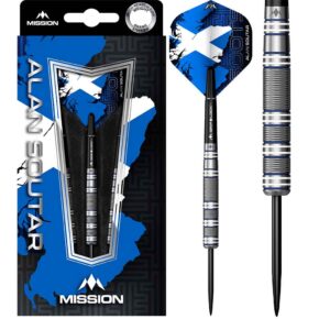 Misaladejuegos Dardos Alan Soutar Mission Soots Azul Blanco 22g 90% D0856 - Imagen 3