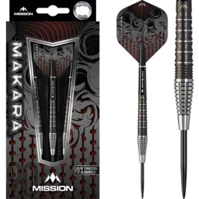 Misaladejuegos Dardos Mission Makara M2 Negro Graphite PVD 90% 23g D1573 - Imagen 3