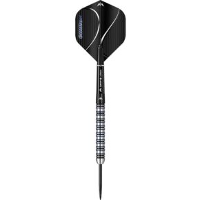 Misaladejuegos Dardos Mission Chiron M1 Negro Azul Electrico 90% 22gr D1558 - Imagen 2