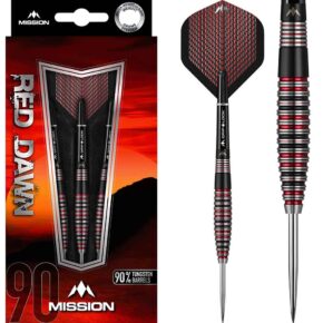 Misaladejuegos Dardos Mission Red Dawn M3 Curved 90% 21gr D1536 - Imagen 3