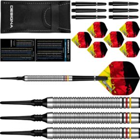 Misaladejuegos Dardos Designa Patriot X Darts Alemania 90% 20g D9534 - Imagen 2