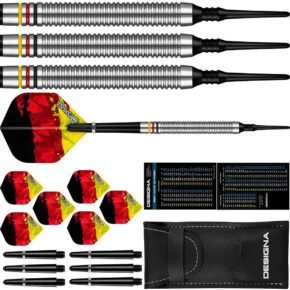 Misaladejuegos Dardos Designa Patriot X Darts Alemania 90% 20g D9534 - Imagen 3