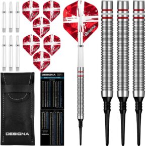 Misaladejuegos Dardos Designa Patriot X Darts Dinamarca 90% 20g D9533