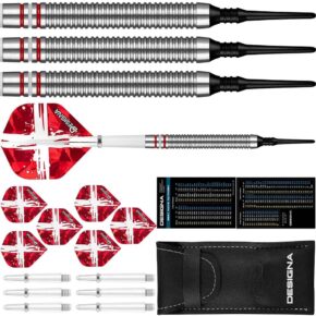 Misaladejuegos Dardos Designa Patriot X Darts Dinamarca 90% 20g D9533 - Imagen 3
