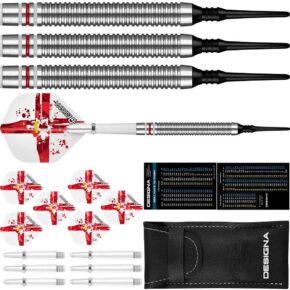 Misaladejuegos Dardos Designa Patriot X Darts Irlanda del Norte 90% 20g D9527 - Imagen 2