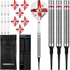 Misaladejuegos Dardos Designa Patriot X Darts Irlanda del Norte 90% 20g D9527