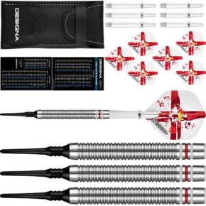 Misaladejuegos Dardos Designa Patriot X Darts Irlanda del Norte 90% 20g D9527 - Imagen 3