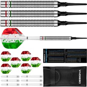 Misaladejuegos Dardos Designa Patriot X Darts Italia 90% 20g D9530 - Imagen 2