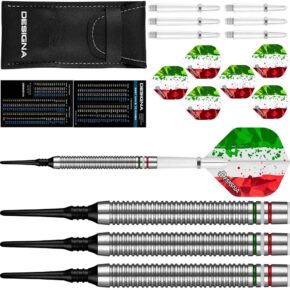 Misaladejuegos Dardos Designa Patriot X Darts Italia 90% 20g D9530 - Imagen 3