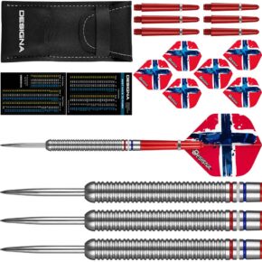 Misaladejuegos Dardos Designa Patriot X Darts Noruega 90% 24g D0740 - Imagen 2
