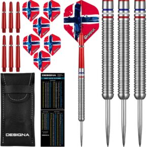 Misaladejuegos Dardos Designa Patriot X Darts Noruega 90% 24g D0740