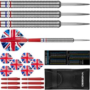Misaladejuegos Dardos Designa Patriot X Darts Gran Bretaña 90% 24g D0748 - Imagen 2
