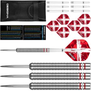 Misaladejuegos Dardos Designa Patriot X Darts Dinamarca 90% 24g D0744 - Imagen 3