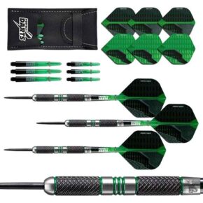 Misaladejuegos Dardos Perfect Darts Black Grenade Knurled Negro Verde 90% 24g D3566 - Imagen 3