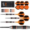 Misaladejuegos Dardos Perfect Darts Solarfox 4 Knurled Negro Naranja 90% 26g D3554 - Imagen 2