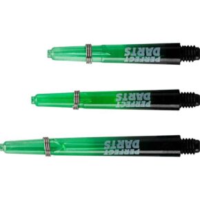 Misaladejuegos Cañas Perfectdarts Dos Tonos Negro Verde Intermedia S1202 - Imagen 2