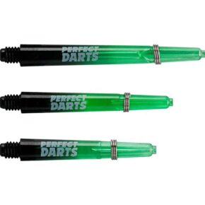 Misaladejuegos Cañas Perfectdarts Dos Tonos Negro Verde Intermedia S1202 - Imagen 3