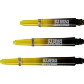 Misaladejuegos Cañas Perfectdarts Dos Tonos Negro Amarilla Intermedia S1211 - Imagen 2