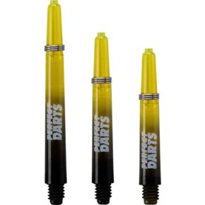 Misaladejuegos Cañas Perfectdarts Dos Tonos Negro Amarilla Intermedia S1211